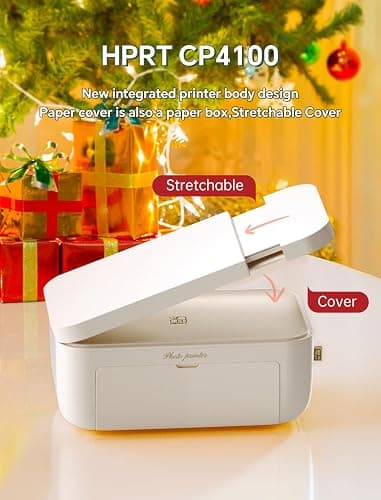 HPRT Photo Printer 4x6,+108 Sheets&2Ribbon,Phone Instant Picture Printer for iPhone, Android, Portable Photo Printers for Home Use (Beige) thumbnail 6