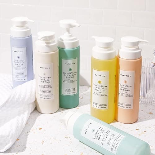 Naturium The Brightener Vitamin C Body Wash, Gentle Cleanser for Smoother-Looking Skin, Removes Dirt, Oil & Other Impurities, 16.9 oz thumbnail 7