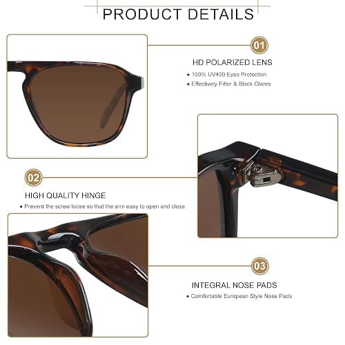 Polarized Men’s UV Protection Sun glasses thumbnail 3