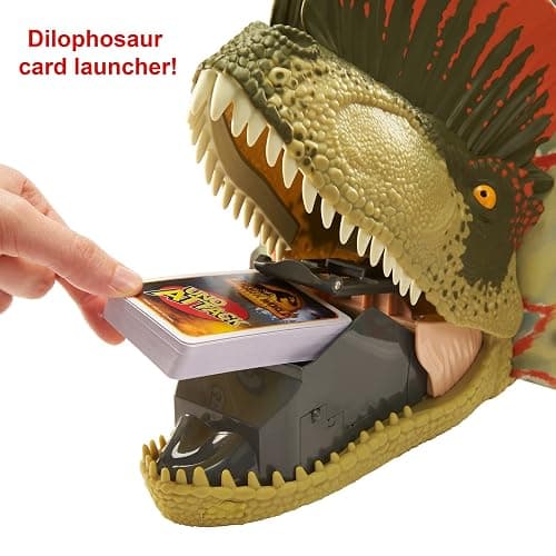 Mattel Games UNO Attack Jurassic World Domination Card Game for Kids & Family Night with Dinosaur Card Launcher, Lights & Sounds (Amazon Exclusive) thumbnail 3