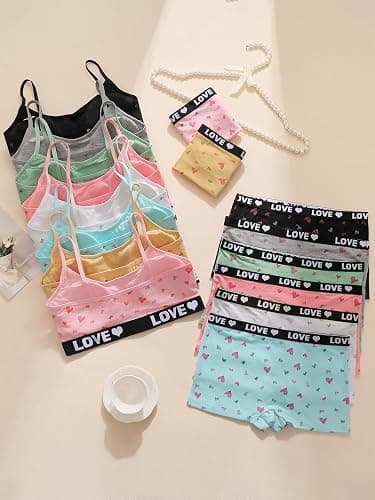 SIETE ROSA Girls Cotton Underwear Soft Shorts Kids Boxer Briefs Panties, Girls’ Seamless Underwear Set thumbnail 4