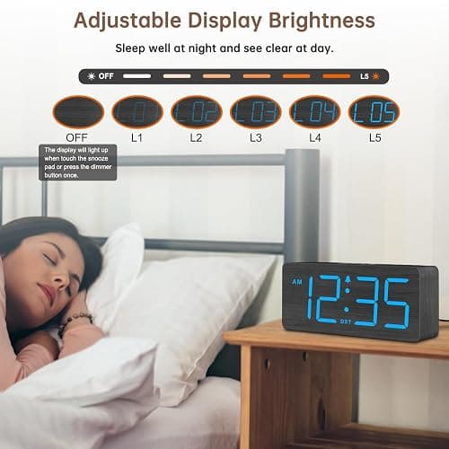 Bed side table clock thumbnail 5