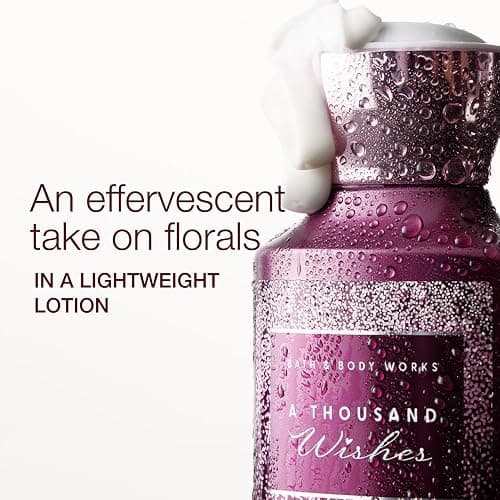 Bath & Body Works A Thousand Wishes Daily Body Lotion, 8 fl oz | Lightweight Daily Moisturizer with Shea Butter & Coconut Oil in Sparkling Prosecco & Peony Scent for Soft Skin thumbnail 2