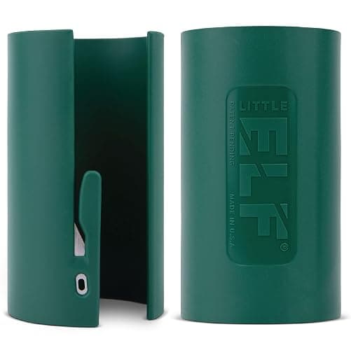 Little ELF Wrapping Paper Cutter (2-Pack) | As seen on Shark Tank | Made in USA | Green | Holiday Gift Wrap Paper Roll Holder and Cutter - Image 1