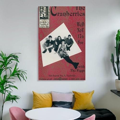 8K4FJ7Q2XZP The Cranberries Canvas Poster Bedroom Decoration Landscape Office Valentine's Birthday Unframe-style08x12inch(20x30cm) thumbnail 6
