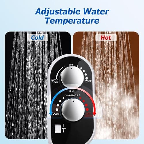 DooLv Hot and Cold Bidet Attachment for Toilet, Ultra-Slim Bidet Attachment Warm Water, Non-Electric Adjustable Pressure Self Cleaning Sprayer Nozzle Control for Posterior, Feminine Wash thumbnail 4
