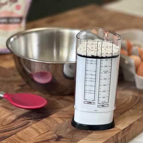 KitchenArt Pro Adjustable Measuring Set, Includes Adjustable Tablespoon, Teaspoon, and 2 Cup Measuring Cup thumbnail 3