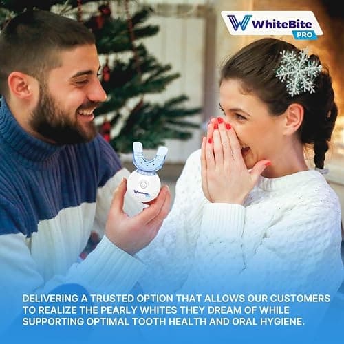 Whitebite Pro Teeth Whitening Kit for Sensitive Teeth | 4 Whitening Gels & 2 Remineralizing Gels | LED Light System for Fast Results | Professional Dental Grade | Enamel Safe thumbnail 9