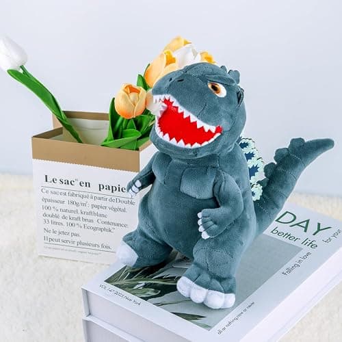 Nächte Freddie Godzila Plush 9 Inch- Kaiju-Inspired Stuffed Animal Dinosaur-Like Monster Plushies for Fans thumbnail 2