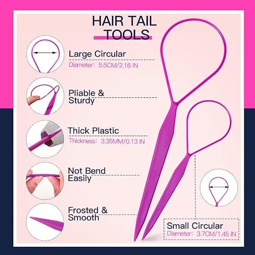 YGDZ Elastic Hair Bands, Colorful Toddler Hair Accessories for Girls, Baby, Mini Rubber Bands for Hair, Small Hair Ties Set, Christmas Stuffers Xmas Gift, Hair Accessories for Teen Girls, Kids thumbnail 7