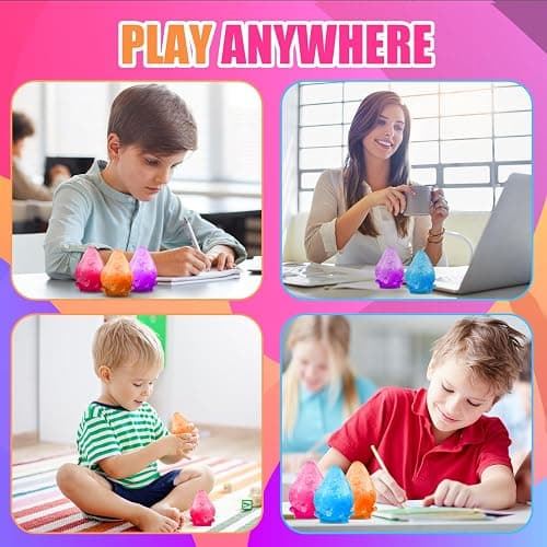 Fidget Toys Squishy Water Drop, Stress Cube Squishies Anxiety Stress Relief, Squishy Stress Cube- Malt Sugar Balls, Sensory Ball for Kids with Autism thumbnail 6