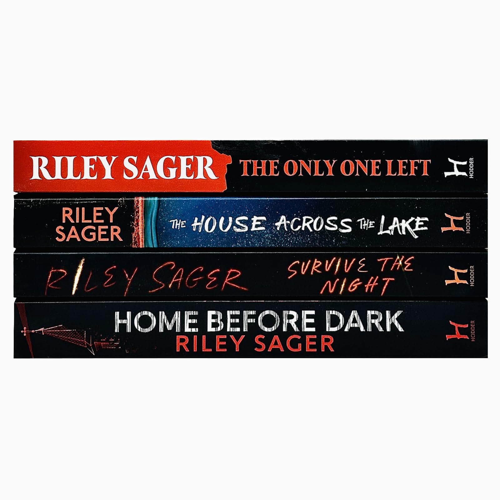 Riley Sager Collection 4 Books Set (Home Before Dark, Survive The Night, The House Across The Lake & [Hardcover] The Only One Left) thumbnail 2