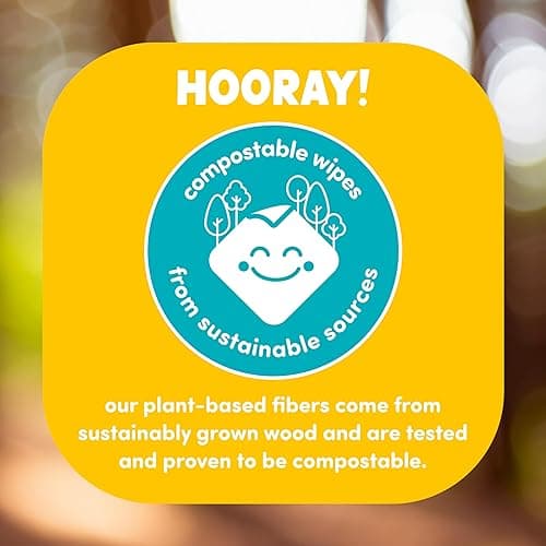 Yipes! Kids Face and Hand Wipes | Compostable Wet Wipes for Sensitive Skin | Individually Wrapped | Classroom Must Haves | Travel Essentials | For Backpacks, Lunchboxes, Classroom Supplies | 2 pack thumbnail 9