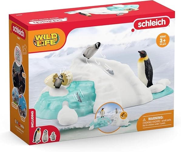 SCHLEICH 42661 Penguin Family Fun, from 3 years, WILD LIFE - Playset, 14 pieces thumbnail 10