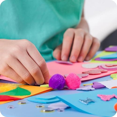 Dan&Darci Arts and Crafts Vault - Craft Supplies Kit in a Box - Birthday Gift for Kids Ages 4 5 6 7 8 9 10 11 & 12 Year Old Girls & Boys - Crafting Set Kits - Gift Ideas for Kid Art Activity Gifts thumbnail 5