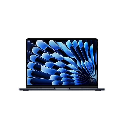 Apple 2026 MacBook Air 13-inch Laptop with M5 chip: Built for AI, 13.6-inch Liquid Retina Display, 16GB Unified Memory, 512GB SSD, 12MP Center Stage Camera, Touch ID, Wi-Fi 7; Midnight - Image 1