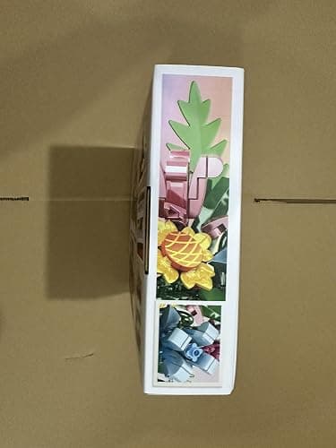 VannMold Flower Car Building Block Set, Van Car with Flower Bouquet Basket, Artificial Flowers Building Kit for Home and Office Décor, Birthday Toys for Girl Aged 6-12+, 457 PCS thumbnail 11