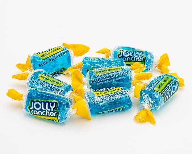BLUE RASPBERRY JOLLY RANCHER Hard Candy 5 lb - Bulk Bag, Individually Wrapped, Old Fashioned, Fruit Flavored Candies thumbnail 6