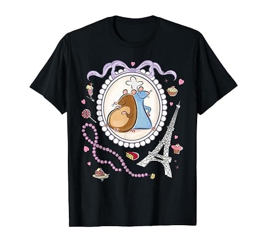 Disney and Pixar's Ratatouille Remy & Emile Coquette Style T-Shirt - Image 1