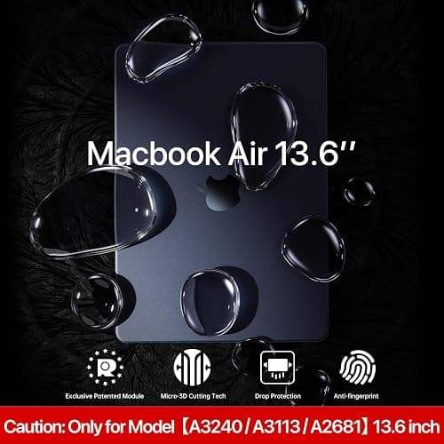 Soonjet Matte Case for MacBook Air 13/13.6-inch (M4/M3/M2, 2022–2026 Models A3240 A3113 A2681), Lightweight | Scratch & Fingerprint Resistant | Closes Seamlessly | Ideal for Work, Travel & Study thumbnail 6
