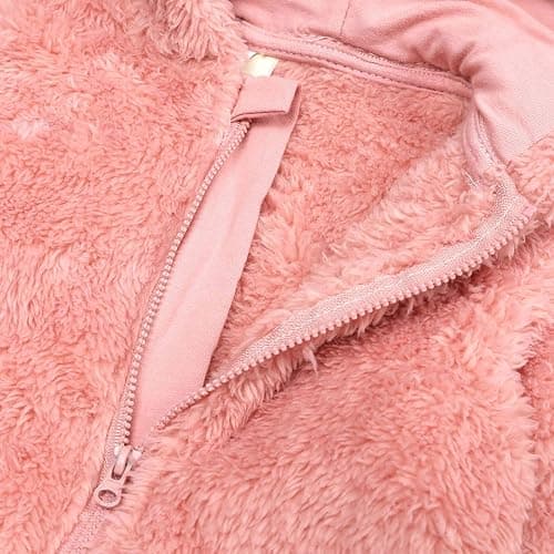 Newborn Baby Jumpsuit Hooded Fleece Rompers Long Sleeve Onesies Outwear Outfits thumbnail 4