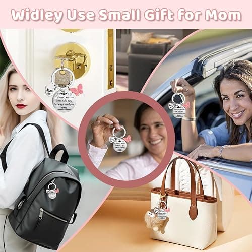 LIGETON Christmas Small Gifts for Mom from Daughter Son,Funny Birthday Mom Gifts for Wife from Husband, Stocking Stuffers Secret Santa Gift Ideas Keychain for Cool Mother Mama Grandma Women Her thumbnail 7