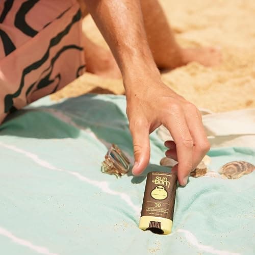 Sun Bum Original SPF 30 Face Stick Sunscreen - Water-Resistant Broad Spectrum Facial Sunscreen with Vitamin E - Hawaii 104 Act Compliant (Without Octinoxate & Oxybenzone) - Travel Friendly - 0.45 oz thumbnail 3