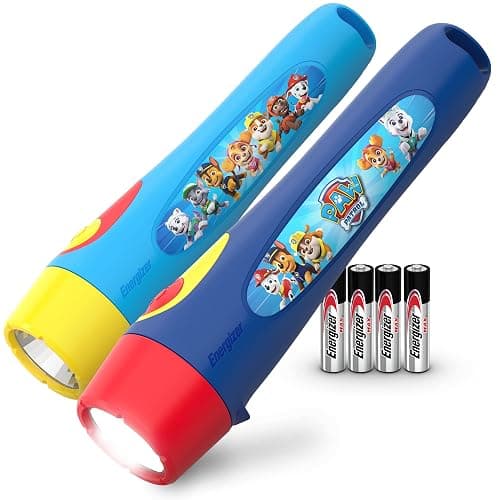 Energizer PAW Patrol Flashlights (2-Pack), LED Flashlights for Kids | Ready for dark play, kids flash light 2-pack, flash lights battery powered, shatterproof lens, 72-hour runtime - Image 1