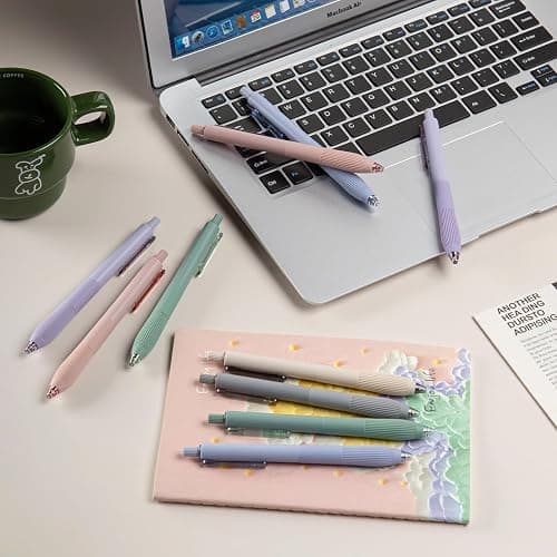 Linbsunne Gel Pens Black Ink Pens for Office 0.5mm Fine Point Pens Smooth Writing Retractable Work Pen (18-count) thumbnail 2