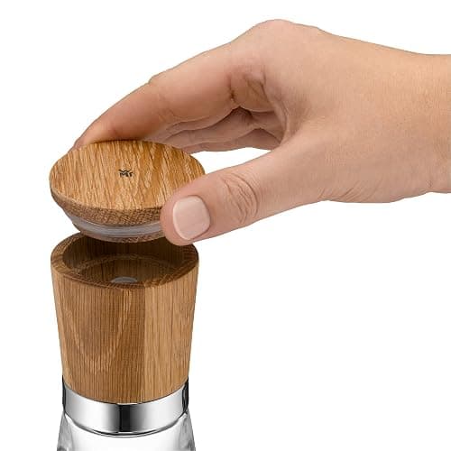 WMF Ceramill Natura - Juego 2 molinillos, Madera 13,8 cm Ø 6 cm, Molinillo de sal y pimienta, Molinillo de cerámica para Especias thumbnail 5