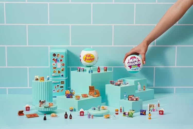 Mini Brands Fill The Fridge Mini Minis Series 1 by ZURU, Collectible Miniature Toy, (2 Capsules) thumbnail 2