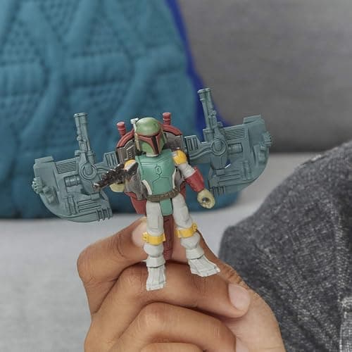 STAR WARS Mission Fleet Gear Class Boba Fett Capture in The Clouds 2.5-Inch-Scale Figure and Vehicle, Toys for Kids Ages 4 and Up thumbnail 7