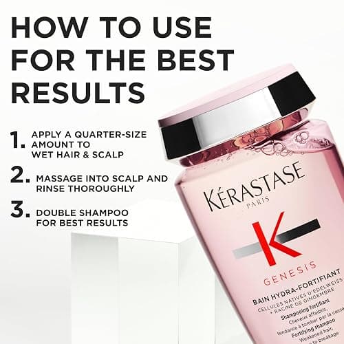 Kerastase Genesis Thermique Blow Dry Primer – Heat Protectant, 5.1 Fl Oz | Anti-breakage, detangles, hydrates, strengthens, reduces frizz, sulfate-free, 5.1 fl oz thumbnail 6