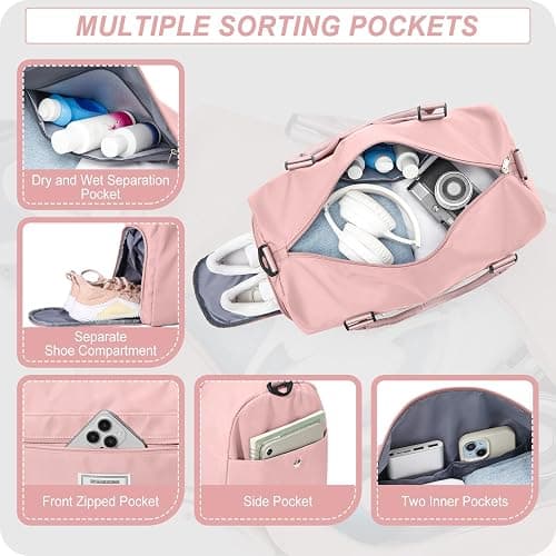 Gym Bag (Pink) thumbnail 4