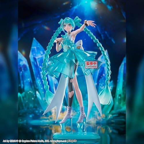 Banpresto - Vocaloid - Hatsune Miku - Clearluxe Emerald Gem Evolve Figure thumbnail 4