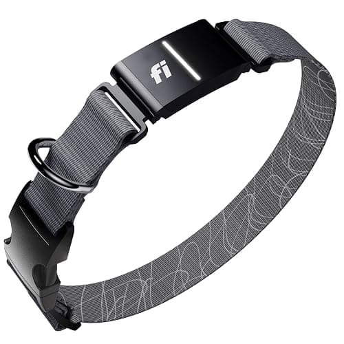New Fi Series 3+ Smart Dog Tracker Collar – AI GPS for Dogs, Health & Behavior Monitor, Virtual Fence, Escape Alerts, Waterproof, Apple Watch Compatible 12Mo Membership Included - Image 1