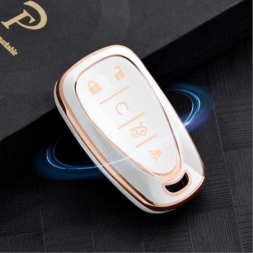 ELOHEI for Chevy Key Fob Cover Case Shell Cover TPU Protector Holder for Chevrolet 2020 2019 2018 2017 2016 Chevy Malibu Camaro Cruze Traverse Spark Equinox Sonic Volt Bolt(Fits 5 Buttons) thumbnail 5
