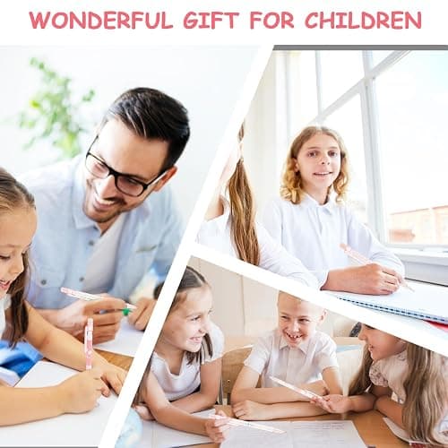 TIESOME Cute Mechanical Pencil Set Include 4 Pcs 0.5mm Kawaii Mechanical and 100 Pcs Replacement Pencil Refills, Kawaii Stationary Cute School Supplies Pencils for Writing Drawing Sketching Drafting thumbnail 7