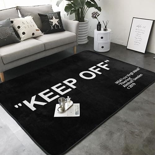 YIKUDU Keep Off Large Rugs Floor Mat Modern Carpet for Home Decoration Area Rug,Cozy Art Decoration Polyester Carpet 36 x 24 inch thumbnail 6