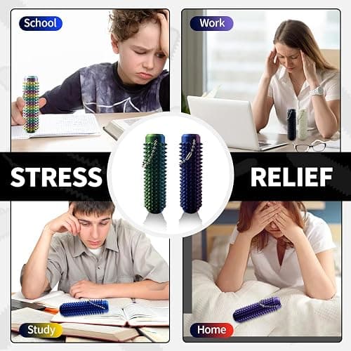 Little Ouchies Pain Fidget Toy,Portable Stress Relief Toys for Adults, Spiky Sensory Anxiety Relief Gifts for Friends 2PCS thumbnail 6