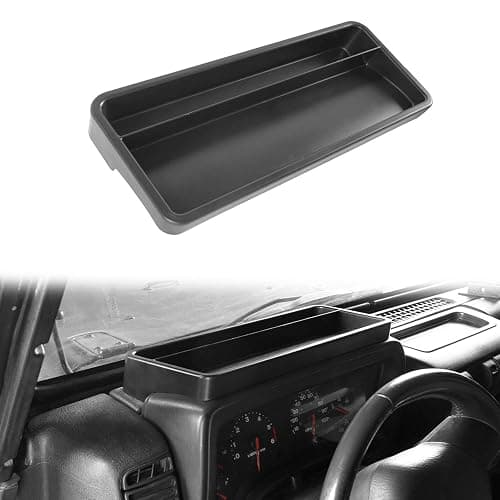 u-Box TJ Wrangler Dashboard Tray Wallet Purse Phone key Storage Box Container Organizer Compatible with Jeep Wrangler TJ 1997-2006 thumbnail 3