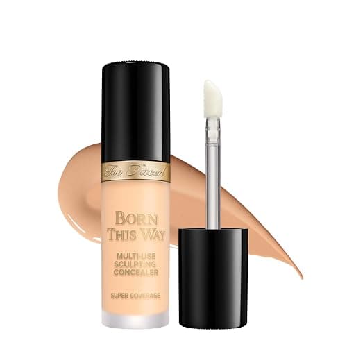 Too Faced Born This Way Super Coverage Multi-Use Concealer | Full-Coverage Hydrating Concealer for Dark Circles & Blemishes with Natural Finish | Hyaluronic Acid & Coconut Water - Image 1