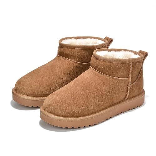 Project Cloud 100% Genuine Leather Ankle Boots for Women - Water Resistant with Memory Foam Insole Winter Boots for Women - Trending Shoes & Comfortable Women's Ankle Boots (Hippy) - Image 1