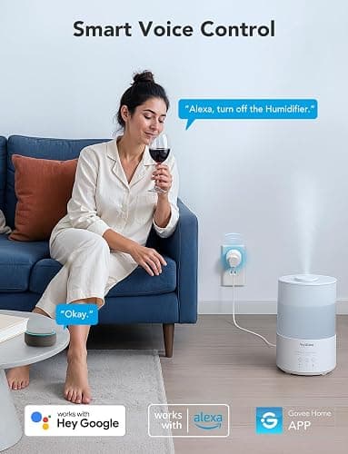 Govee Smart Plug, WiFi Plugs Work with Alexa & Google Assistant, Smart Outlet with Timer & Group Controller, WiFi Outlet for Home, No Hub Required, ETL & FCC Certified, 2.4G WiFi Only, 4 Pack thumbnail 2