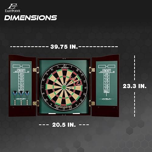 EastPoint Sports Belmont Bristle Dartboard and Cabinet Set thumbnail 6