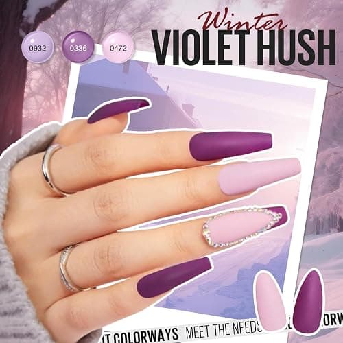 MEFA 46 Pcs Gel Nail Polish Set, 42 Colors All Seasons Gel Polish Set Colorful Begginer Kit Kit with Base Coat & Glossy/Matte Top Coat, Nail Art Manicure Salon DIY Gifts for Girls thumbnail 6