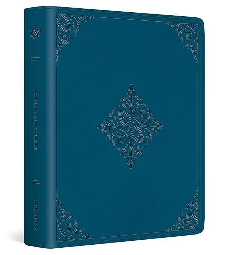 ESV Journaling Bible (TruTone, Deep Teal, Fleur-de-lis Design): Holy Bible, English Standard Version - Image 1
