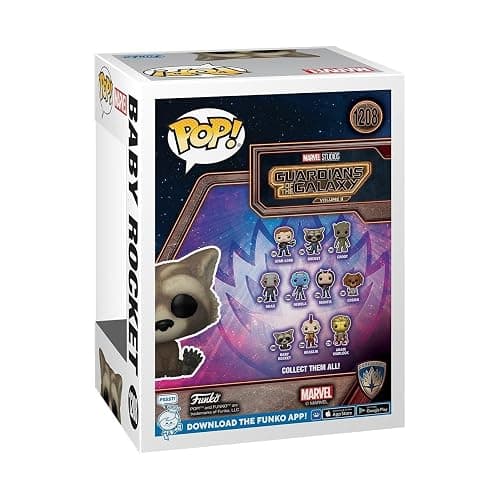 Funko POP! Vinyl: Marvel - Guardians of The Galaxy 3 - Rocket Raccoon - (Baby) - Collectable Vinyl Figure - Gift Idea - Official Merchandise - for Kids & Adults - Movies Fans thumbnail 3