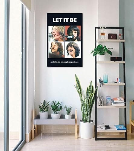 The Beatles - Music Poster (Let It Be - Album Cover - John & Paul & George & Ringo) (Size: 24" x 36") thumbnail 4
