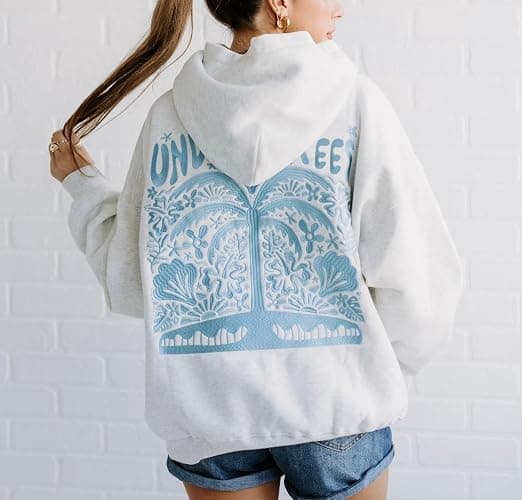 Juakoso Women Y2k Cute Graphic Hoodies Oversized Long Sleeve Coquette Sweatshirt Preppy Aesthetic Teen Girl Clothes thumbnail 2